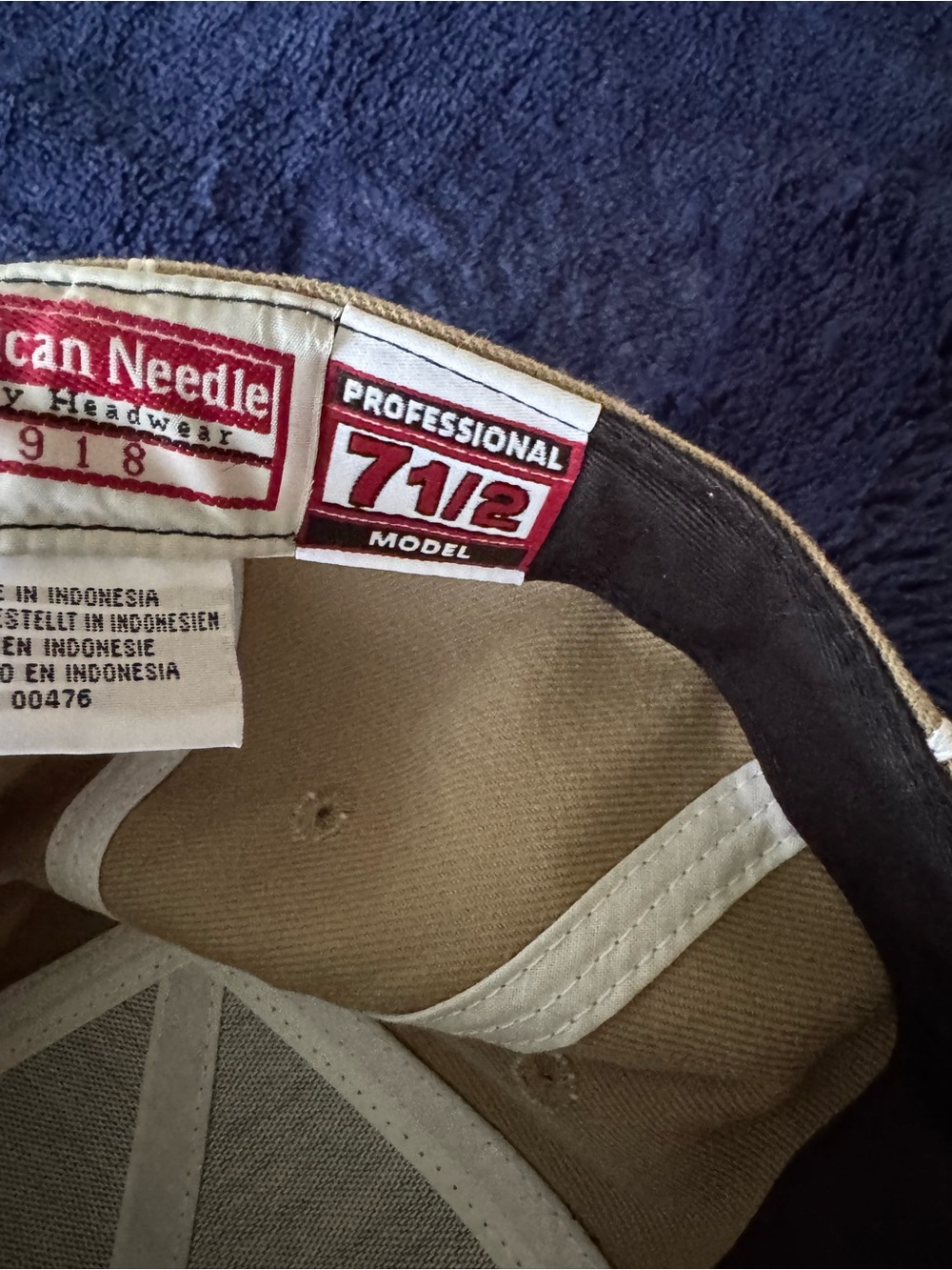 Vintage Cincinnati Reds Hat American Needle 7 1/4 Olive
Green Khaki Tan Mr Red - Picture 6 of 9